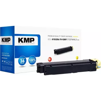 KMP K-T92 - 195 g - High Yield - Yellow - Compatible Toner Cartridge (Replaces Kyocera TK-5280Y) for Kyocera ECOSYS M6235cidn, M6235CIDN/KL3, M6635cidn, M6635CIDN/KL3, P6235cdn, P6235CDN/KL3