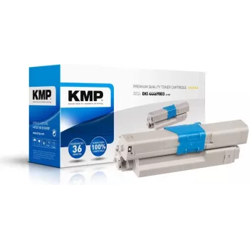 KMP O-T27 Tonerio kasetė juoda 3500 puslapių suderinama su OKI 44469803