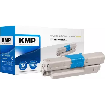 KMP O-T27 Tonerio kasetė juoda 3500 puslapių suderinama su OKI 44469803