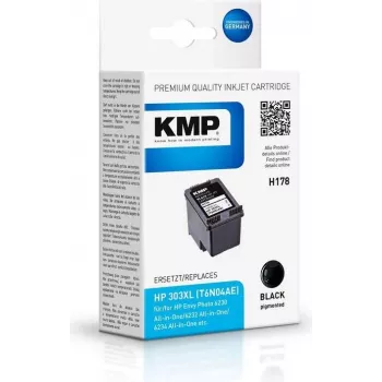 KMP kasetė HP 303XL (T6N04AE) juoda 600 puslapių perdirbta
