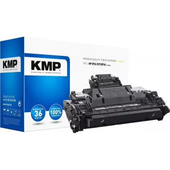 KMP dažų kasetė, skirta HP 87A CF287A juoda, 9000 puslapių, suderinama