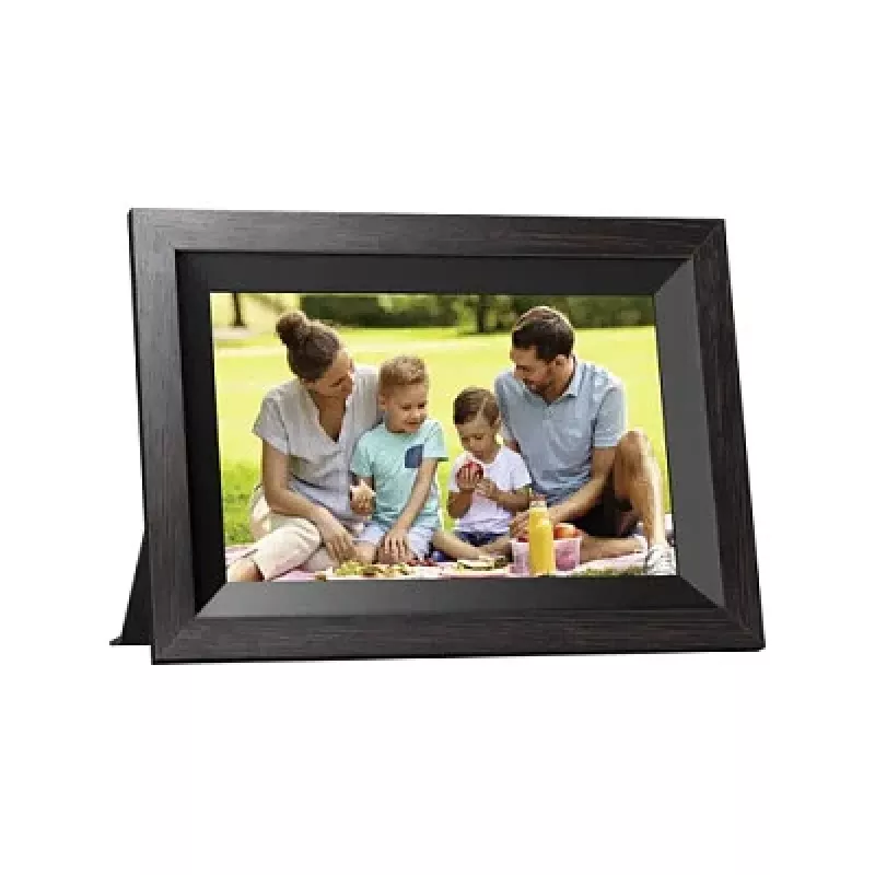 Kodak RCF-1012W WiFi skaitmeninis nuotraukų rėmelis su 10,1 colio jutikliniu ekranu, juodas