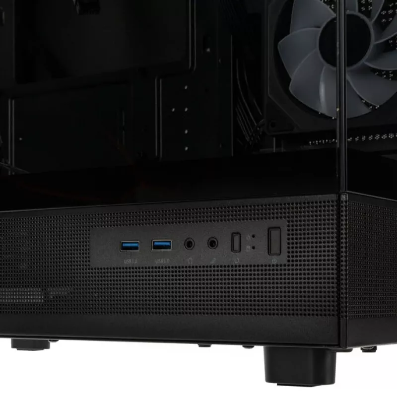 KOLINK GSI SmartAssembly ARGB stiklo Micro-ATX korpusas – 750W Gold