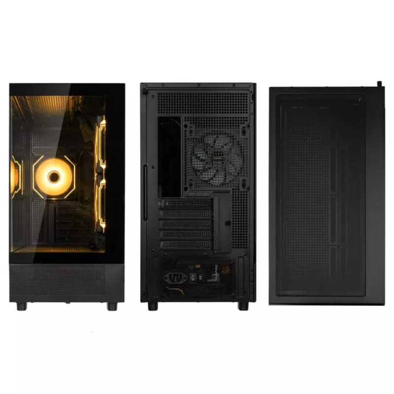 KOLINK GSI SmartAssembly ARGB stiklo Micro-ATX korpusas – 750W Gold