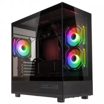 KOLINK GSI SmartAssembly ARGB stiklo Micro-ATX korpusas – 750W Gold