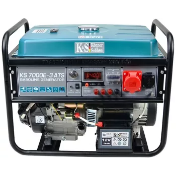 KÖNNER & SÖHNEN KS7000E-3ATS Benzininis generatorius 230/400V su ATS