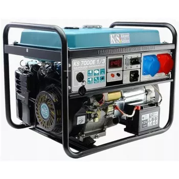 KÖNNER & SÖHNEN Benzino generatorius 5.0kW 230/400V Elektrinis paleidimas AVR VST KS7000E-1/3