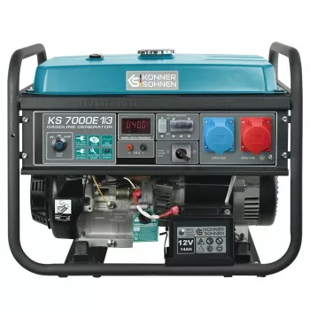 KÖNNER & SÖHNEN Benzino generatorius 5.0kW 230/400V Elektrinis paleidimas AVR VST KS7000E-1/3