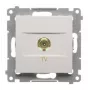 KONTAK-SIMON Simon 54 Premium TV/R/SAT galinė rozetė, balta (DAK1.01/11)