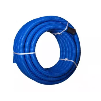 KOPOS Arot RODK 50/41mm dvigubos sienelės gofruotas vamzdis, mėlynas, 50 m ritinys, SN4 HDPE