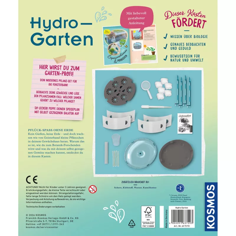 KOSMOS Hydro-Garten hidroponinis mokslinis eksperimentų rinkinys