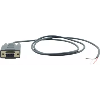 Kramer Electronics C-D9F/OPEN RS-232 valdymo kabelis, DB9 moteriškas į atvirą galą, 3 m, juodas 95-0210010