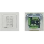 Kramer Electronics RC-208 laidinis valdymo skydelis su 8 programuojamais mygtukais, RS-232/RS-485/Ethernet, baltas