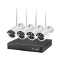 Kruger&Matz Connect C200 Tuya WiFi Monitoring Kit – išmanioji namų signalizacijos sistema su šliuzu, PIR judesio jutikliu, durų/langų jutikliu ir nuotolinio valdymo pulteliu