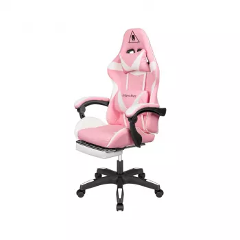KRUGER & MATZ GX-150 Žaidimų kėdė Balta-Rausva
