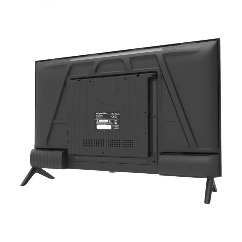KRUGER & MATZ KM0224-T1 24 inch HD Ready LED televizorius su DVB-T2 H.265/HEVC, 12V automobilio adapteriu, 2x HDMI, USB PVR, viešbučio režimu