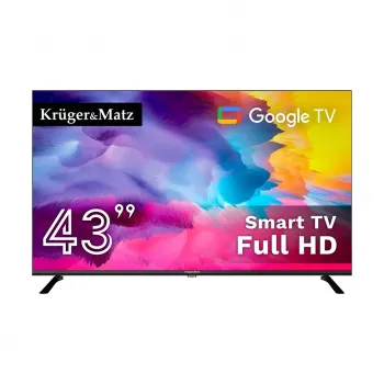 Kruger&Matz KM0243FHD-G2 43 inch Full HD Google TV su DVB-T2/S2/T/C H.265 HEVC