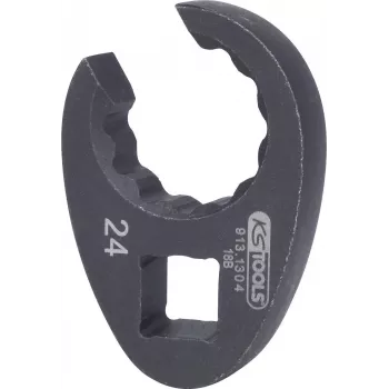 KS TOOLS 1/2 colio atviras veržliaraktis stabdžių vamzdelių veržlėms, 24mm (913.1304)