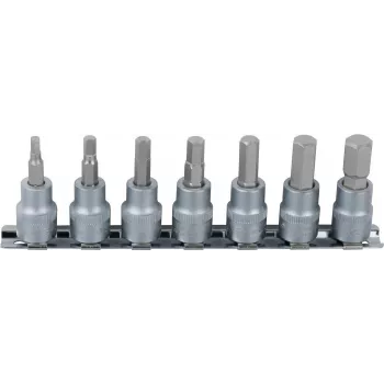 KS TOOLS 1/4 colio šešiakampių antgalių galvučių rinkinys, 7 dalių, 2,5-8 mm (911.1544)