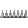 KS TOOLS 1/4 colio šešiakampių antgalių galvučių rinkinys, 7 dalių, 2,5-8 mm (911.1544)