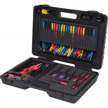 KS TOOLS 12/24V meistriškas diagnostikos bandymo ir matavimo kabelių rinkinys, 92 dalių (150.0950)