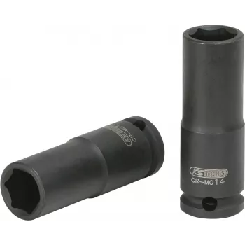 KS TOOLS 3/8 colio šešiakampis smūginis lizdas, ilgas, 17mm (515.1617)