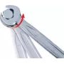 KS TOOLS DUO GEARplus kombinuotas reketinis veržliaraktis, 30 mm, 12 taškų, chromo vanadžio plienas, matinis šatininis chromuotas, DIN 3113, 72 dantukai, 5° grįžimo kampas, 15° poslinkis 503.5228