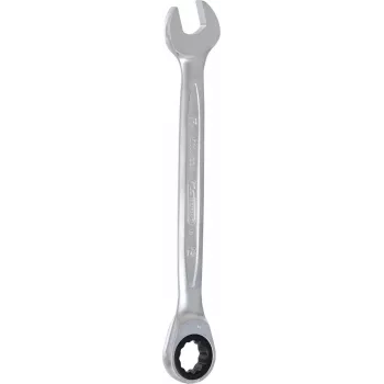 KS TOOLS GEARplus reketinis kombinuotas veržliaraktis 24 mm, 72 dantų, chromo vanadžio plieno, DIN 3113 503.4224