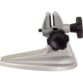 KS TOOLS mikrometro stovas išoriniams mikrometrams iki 100 mm, ketaus pagrindas, chromuoti suspaudimo žandai, neslystantys padukai 300.0680