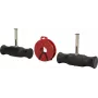 KS Tools traukimo vielos rankenėlių rinkinys, 3 dalių, lankstūs spyruoklinio plieno kotai, ergonomiškos dviejų komponentų rankenos, 160/180/200 mm, BT681150
