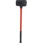 KS TOOLS atatrankos nesukuriantis dead blow plaktukas XL, 5500g, nebraižantis poliuretano galvutės, plieno šratais užpildytas, 900mm 140.5259
