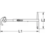 KS TOOLS teleskopinis kriauklės veržliaraktis, Ø 32-63mm (126.2000)