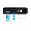 KSIX Magnetic Powerbank 10000 mAh 22.5W, juoda