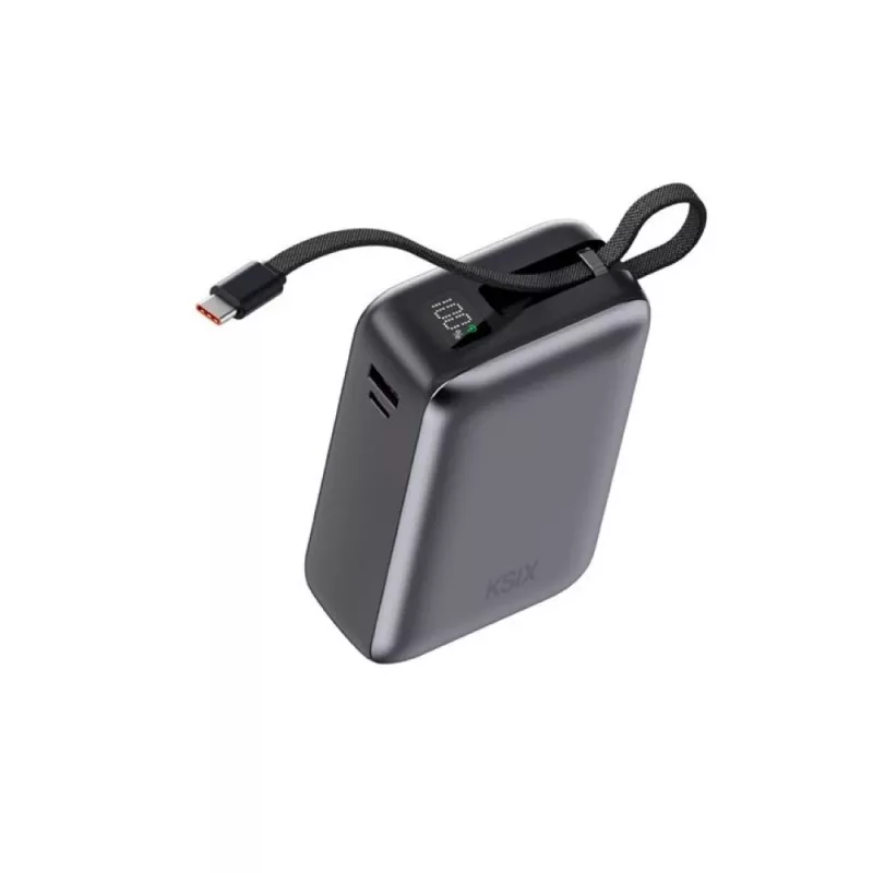KSIX Power Bank 30000 mAh Power PULSE, pilka