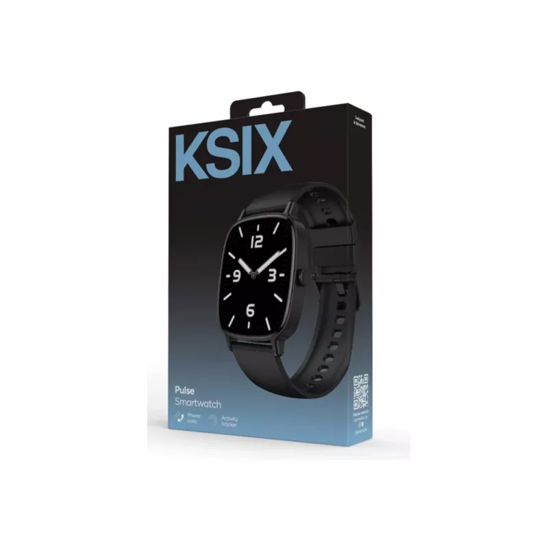 KSIX Smartwatch PULSE, juoda