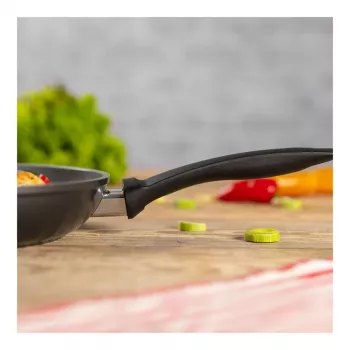 Kuhn Rikon EASY CERAMIC keptelių rinkinys 24 + 28 cm, keraminė nelipni danga, indukcinė, juoda