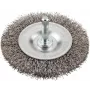 kwb 607410 Apvalusis ir rotacinis šepetys su stipininiu ratu 100 mm