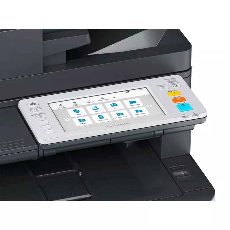 Kyocera ECOSYS MA4000CIFX/Plus A4 spalvotas lazerinis daugiafunkcis spausdintuvas (spausdinimas, kopijavimas, skenavimas, faksas) su 3 metų vietoje teikiama garantija