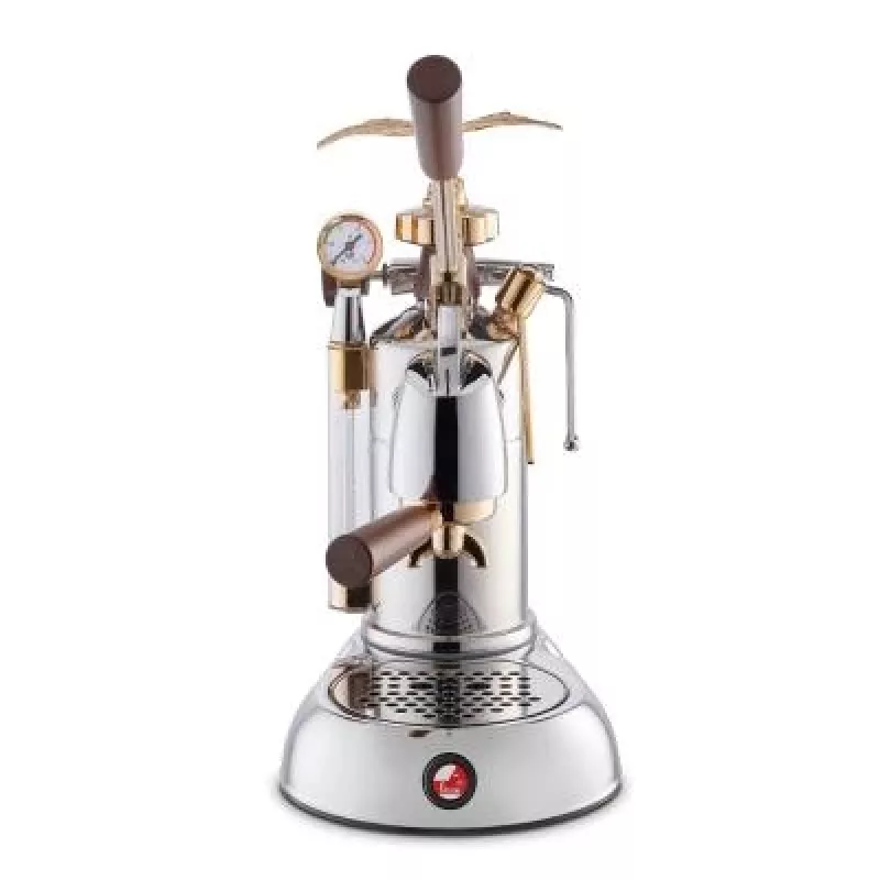 La Pavoni LPLEXP01EU Rankinė svirties espreso kavos aparatas Expo 2015 Gold-Chrome, 1,6 L, 950 W