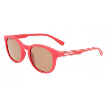 Lacoste Childish L3644S-615 Akiniai nuo saulės - Raudonas rėmelis, pilki lęšiai - 48/21/135 mm - Unisex vaikams