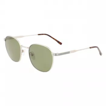 Lacoste L251S-40 Unisex Stačiakampiai Akiniai nuo Saulės Tamsiai Mėlynas Rėmas Pilki Lęšiai 52mm