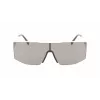 LACOSTE L253S-6219101 Unisex stačiakampiai akiniai nuo saulės 62/19/150 mm juodi/pilki