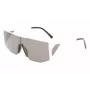 LACOSTE L253S-6219101 Unisex stačiakampiai akiniai nuo saulės 62/19/150 mm juodi/pilki