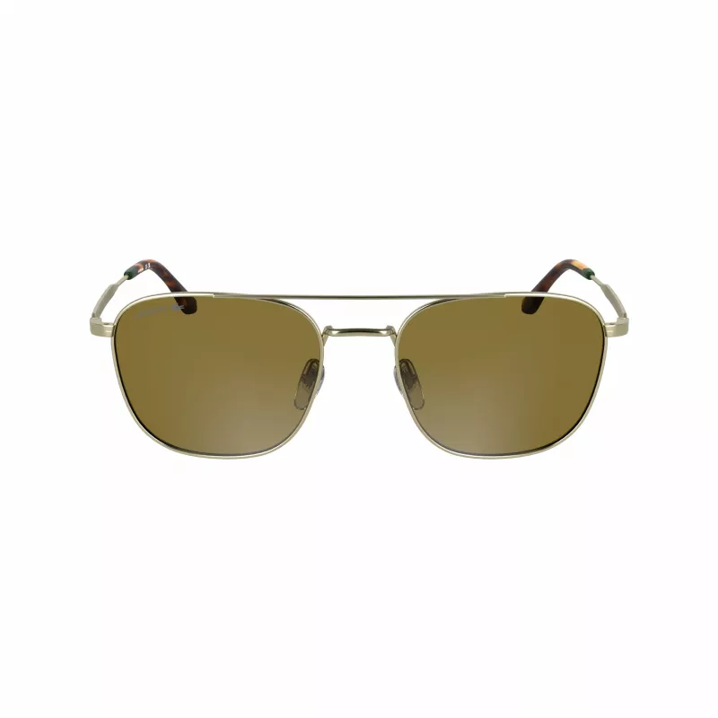LACOSTE L269S-710 Unisex akiniai nuo saulės Havana Green 55/19/145 mm