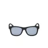 Lacoste L3651SRG-001 Unisex akiniai - Juodas acetatinis rėmelis, pilki polikarbonatiniai lęšiai, 48 mm lęšio plotis
