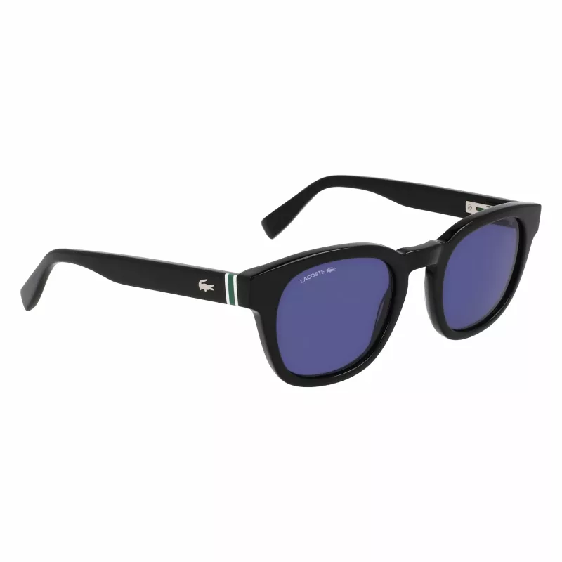 Lacoste L6015SN-1 Unisex Akiniai Juodas Rėmas Pilki Lęšiai 49mm