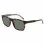 Lacoste L6025S-214 Vyriški stačiakampiai akiniai nuo saulės - Havana/Pilka - 56/17/145 mm