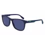 Lacoste L6031S-424 Vyriški stačiakampiai akiniai nuo saulės - mėlynas rėmelis, pilki lęšiai, UV400