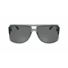 LACOSTE L6056S5916035 Unisex stačiakampiai akiniai nuo saulės Havana žalia 59mm