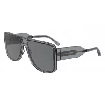 LACOSTE L6056S5916035 Unisex stačiakampiai akiniai nuo saulės Havana žalia 59mm